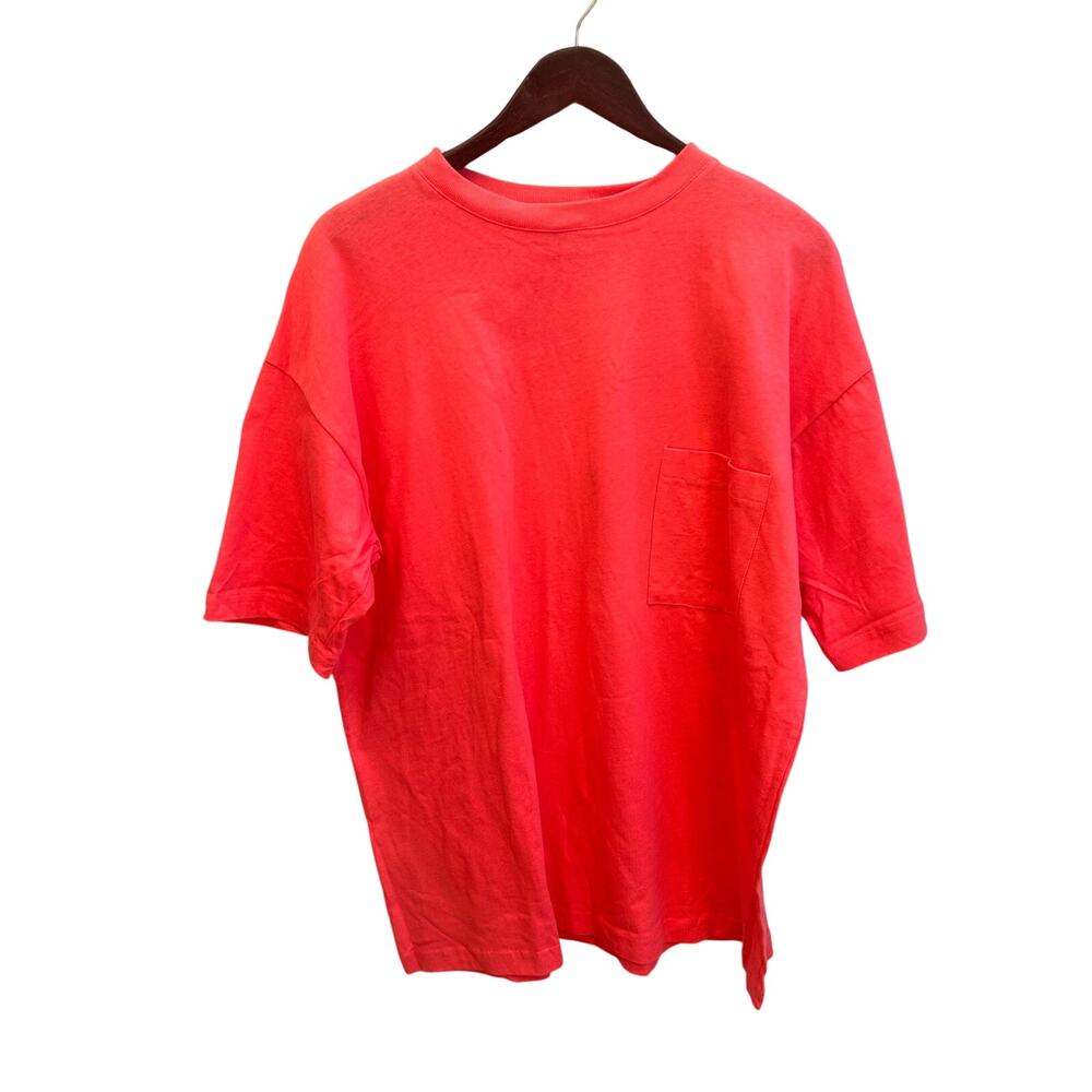 NWT Deadstock Coral Cotton Crewneck Tshirt Womens Large
